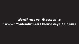 htaccess-ile-www-yonlendirme